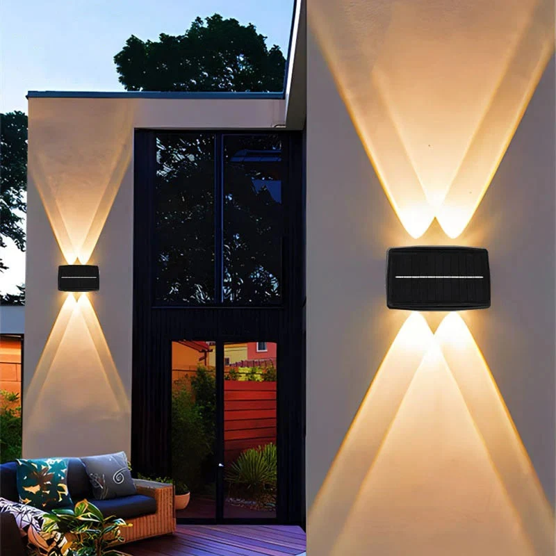 Euroselle Luminara Solar LED Waterproof Outdoor Wall Light