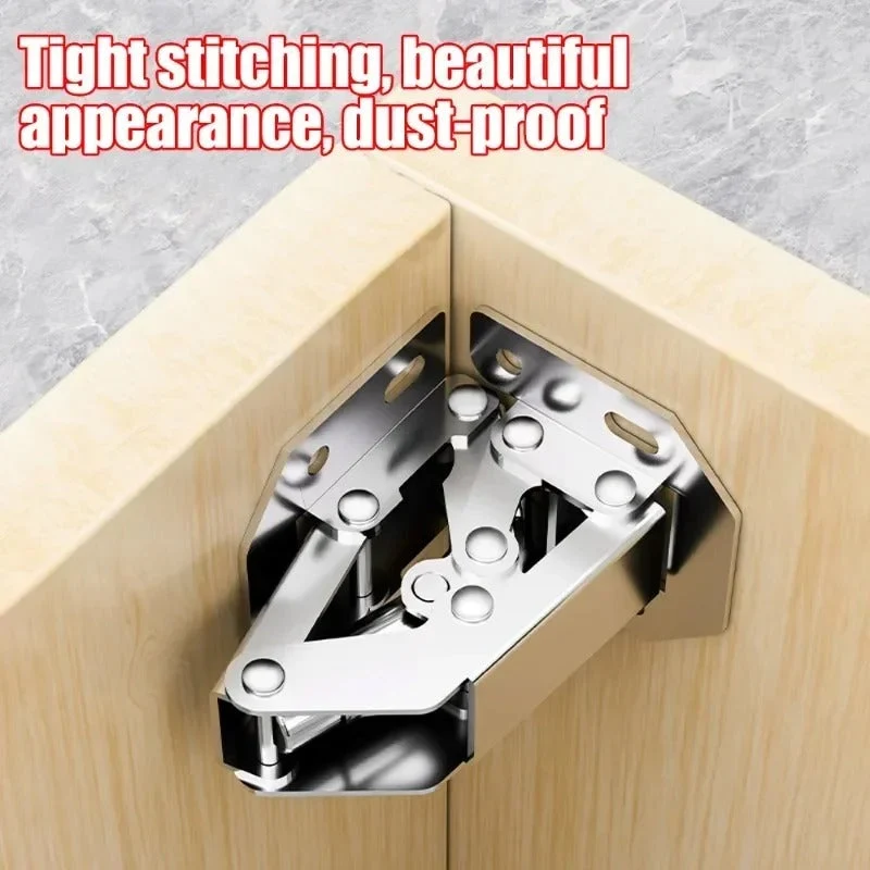Euroselle Heavy-Duty Hydraulic Cabinet Hinges, 10-Pack, Silent Closing