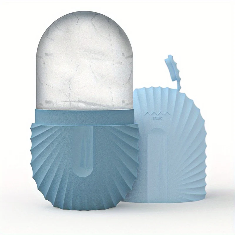 Euroselle Reusable Face Roller With Ice Mold Cube For Refreshing Massage
