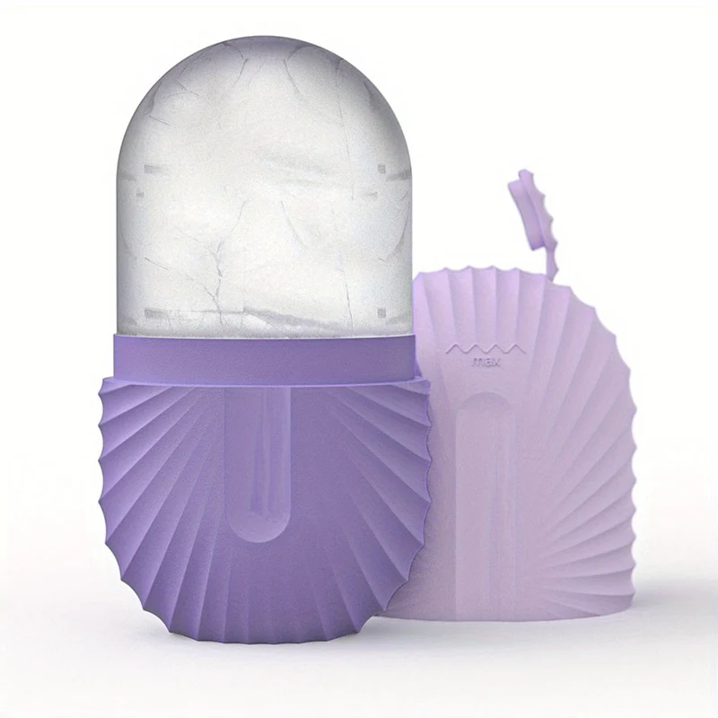 Euroselle Reusable Face Roller With Ice Mold Cube For Refreshing Massage