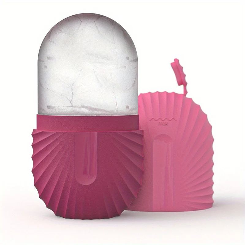 Euroselle Reusable Face Roller With Ice Mold Cube For Refreshing Massage