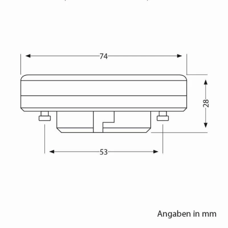 3-Stufen-Dimmer Glühbirne Gx53 LED, 6,2W, warmweiß für Wandlampen