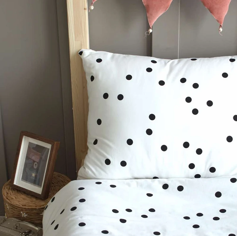 Polka Dots Bettwäsche Set aus Baumwolle