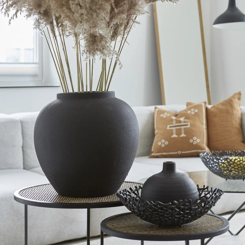 Vase Alba schwarz - Wikholm Form