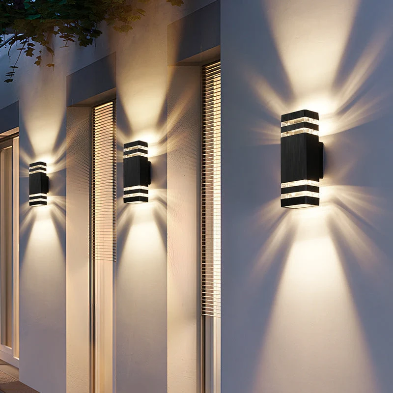 LumaWisp Dual-Path Outdoor Wall Light With Warm LED Euroselle