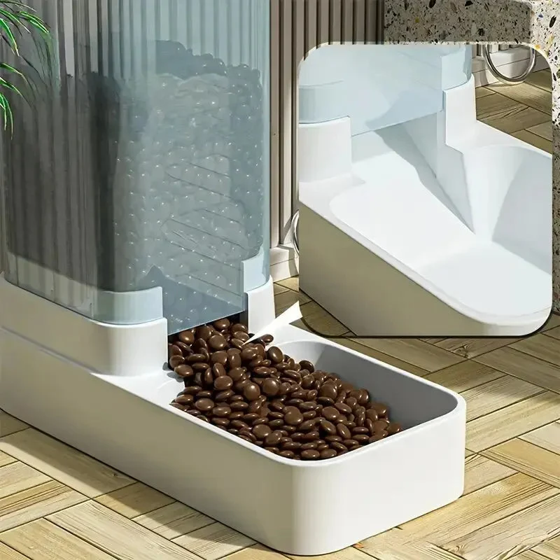 Euroselle Automatic 2 In 1 Food And Water Feeder For Cats And Small Dogs