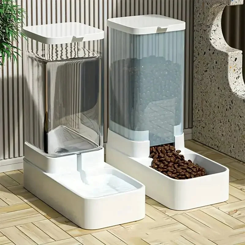 Euroselle Automatic 2 In 1 Food And Water Feeder For Cats And Small Dogs