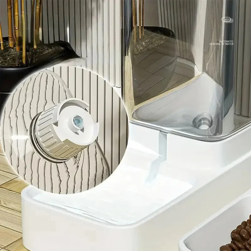 Euroselle Automatic 2 In 1 Food And Water Feeder For Cats And Small Dogs