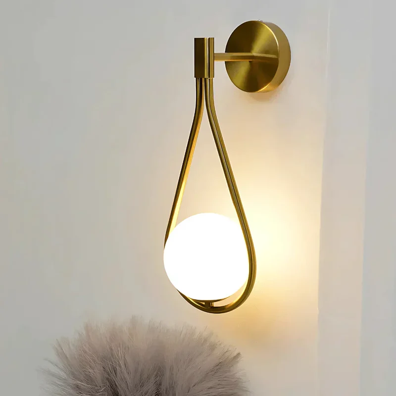 LumaFrost Wall Light For Modern Indoor Living Spaces Euroselle