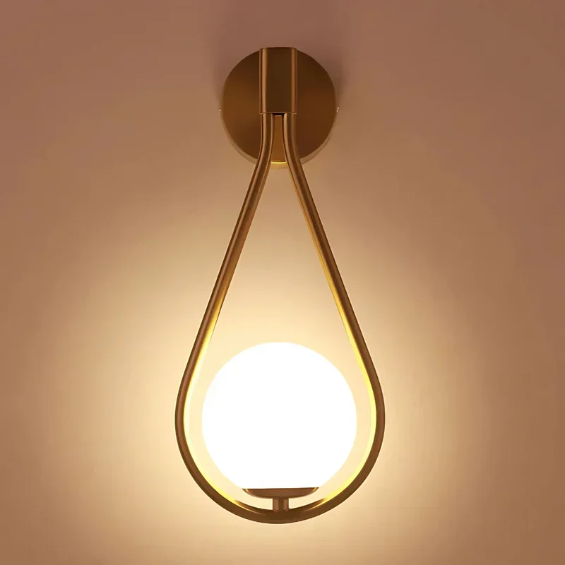 LumaFrost Wall Light For Modern Indoor Living Spaces Euroselle