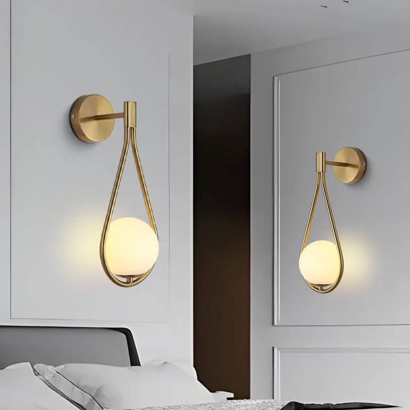 LumaFrost Wall Light For Modern Indoor Living Spaces Euroselle