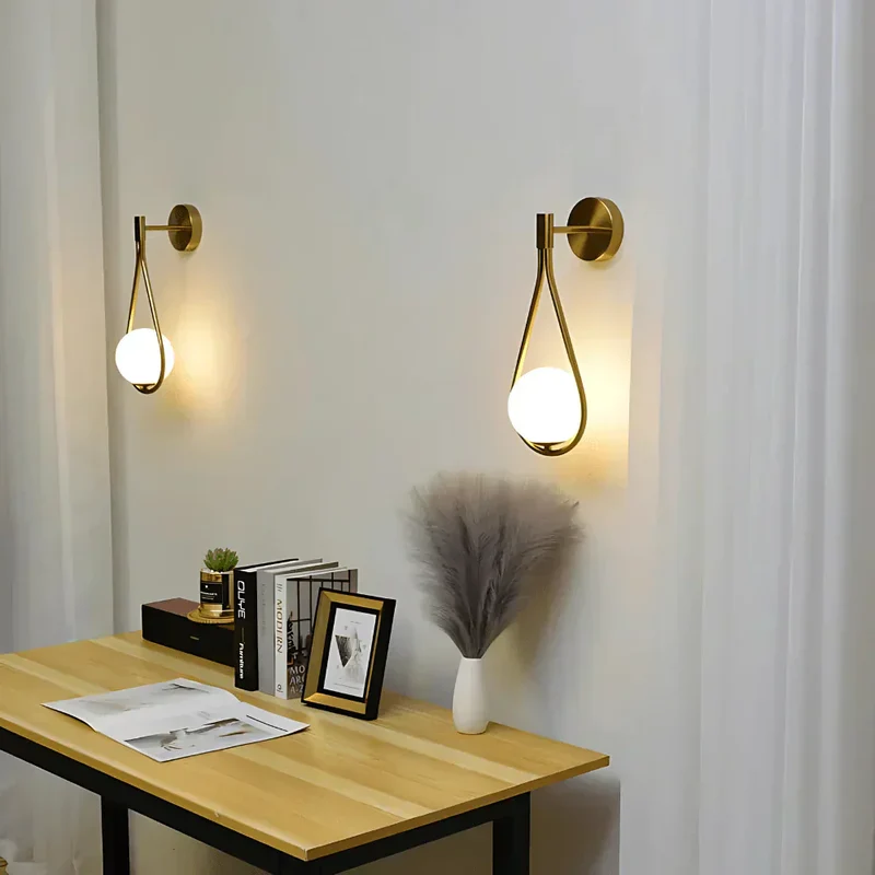 LumaFrost Wall Light For Modern Indoor Living Spaces Euroselle