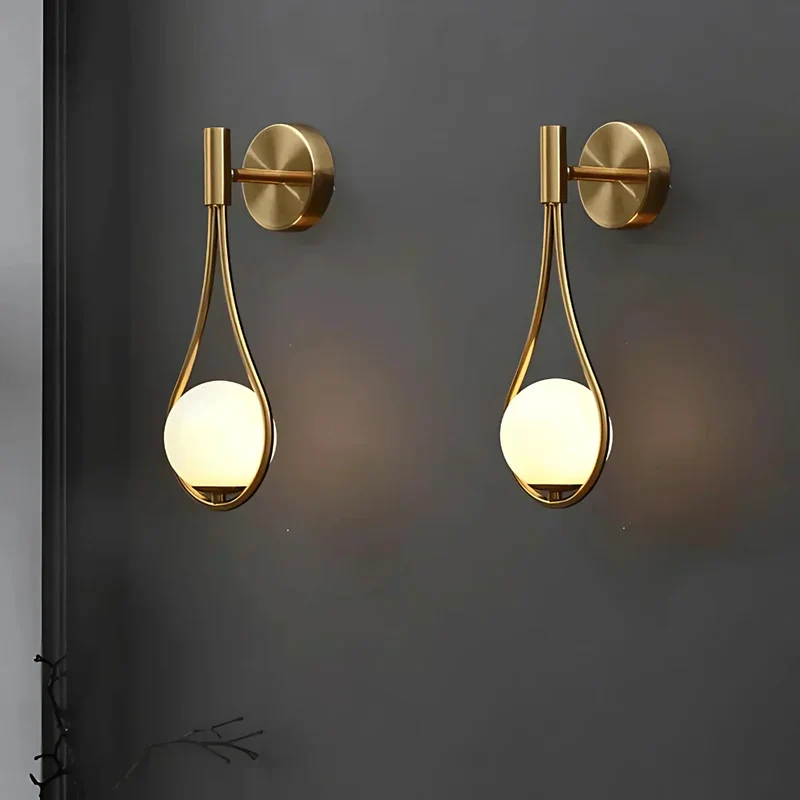 LumaFrost Wall Light For Modern Indoor Living Spaces Euroselle