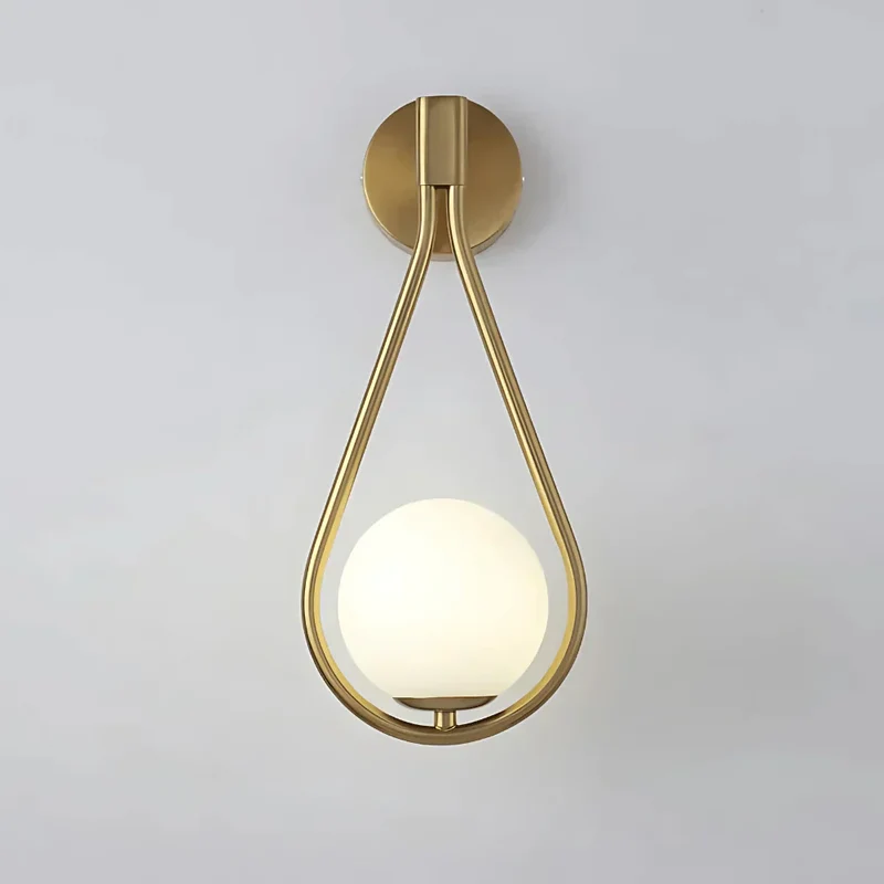 LumaFrost Wall Light For Modern Indoor Living Spaces Euroselle