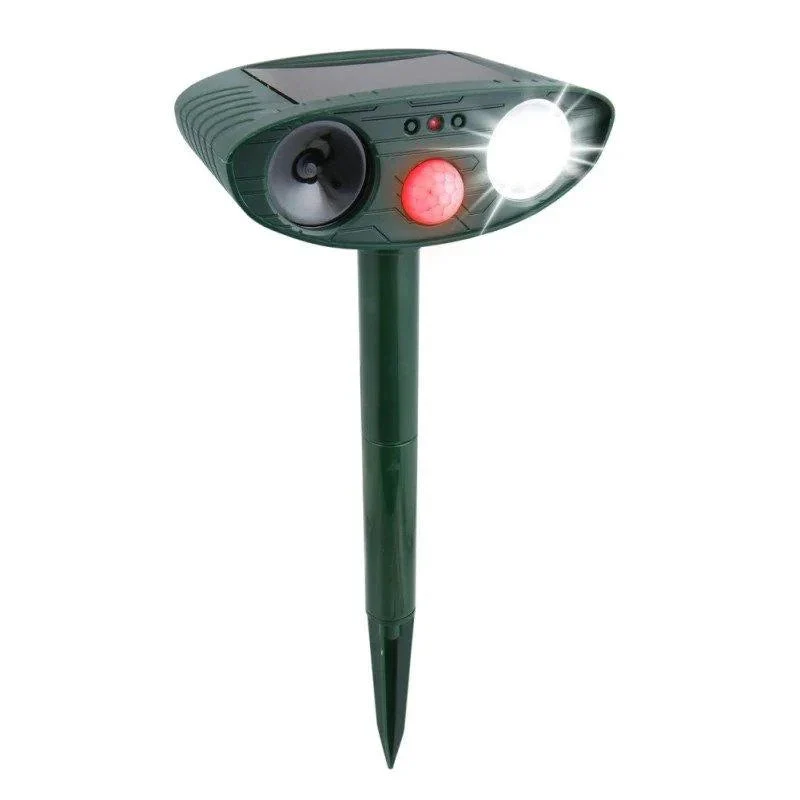 Solar Motion Activated Deer Repeller Ultrasonic 4-Pack Euroselle