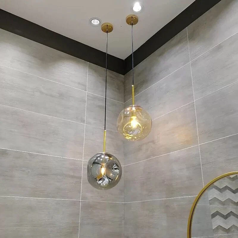 Euroselle Serene Lights Modern Glass Pendant Light