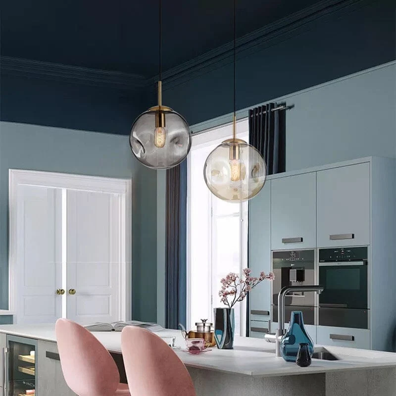 Euroselle Serene Lights Modern Glass Pendant Light