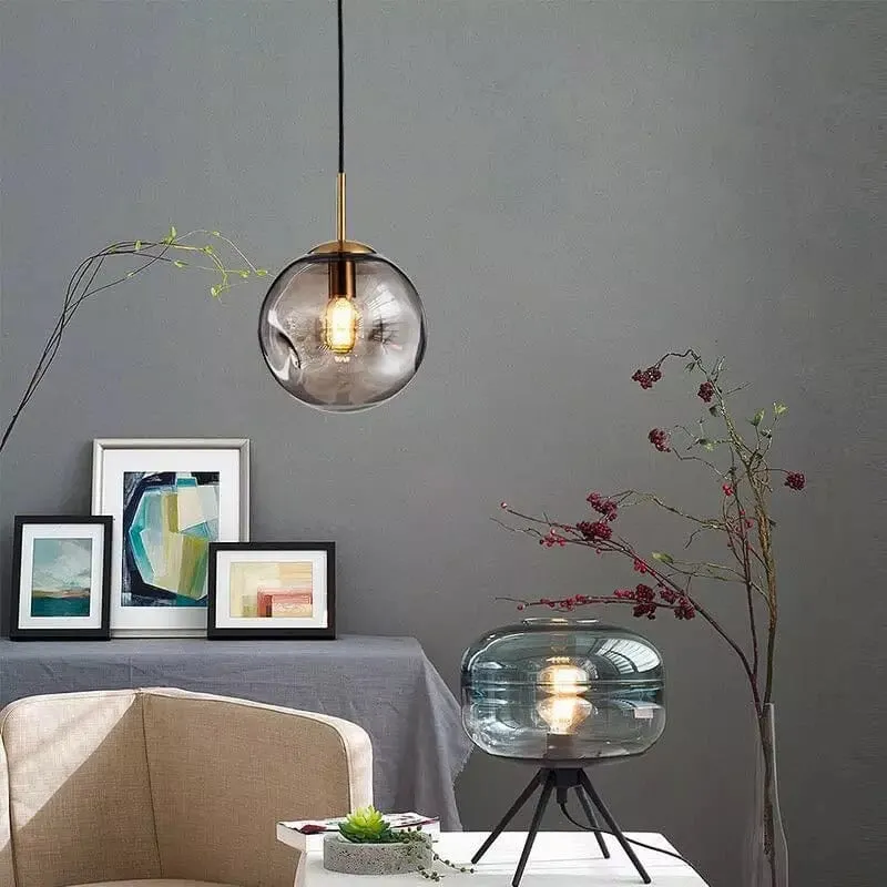 Euroselle Serene Lights Modern Glass Pendant Light