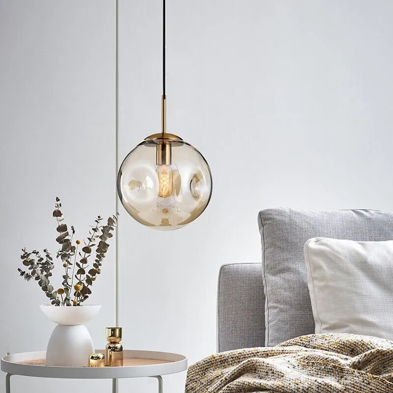 Euroselle Serene Lights Modern Glass Pendant Light