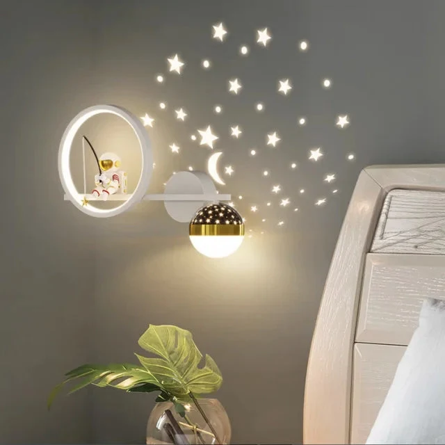 LumiNest Kids Wall Light With Soft Warm Nighttime Glow By Euroselle
