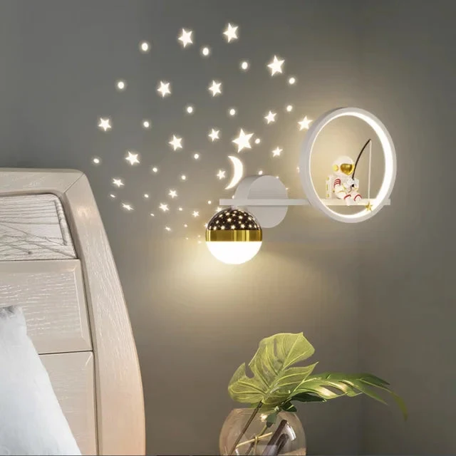 LumiNest Kids Wall Light With Soft Warm Nighttime Glow By Euroselle
