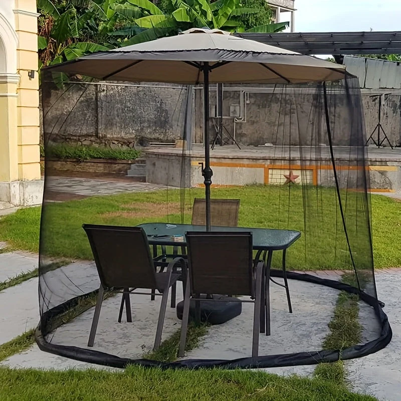 Euroselle Outdoor Umbrella Mosquito Net Tent For Patio Parasols