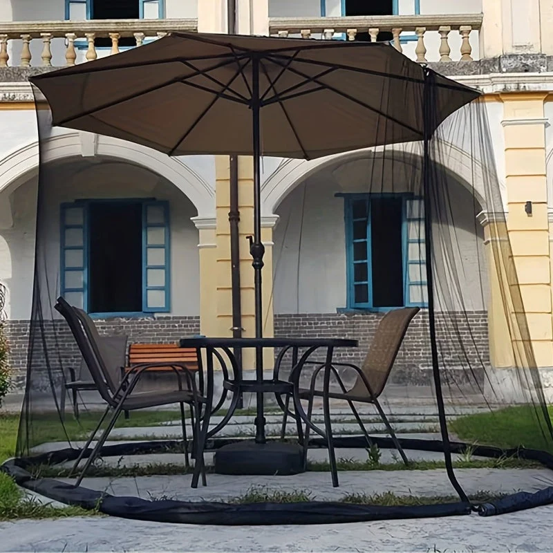 Euroselle Outdoor Umbrella Mosquito Net Tent For Patio Parasols