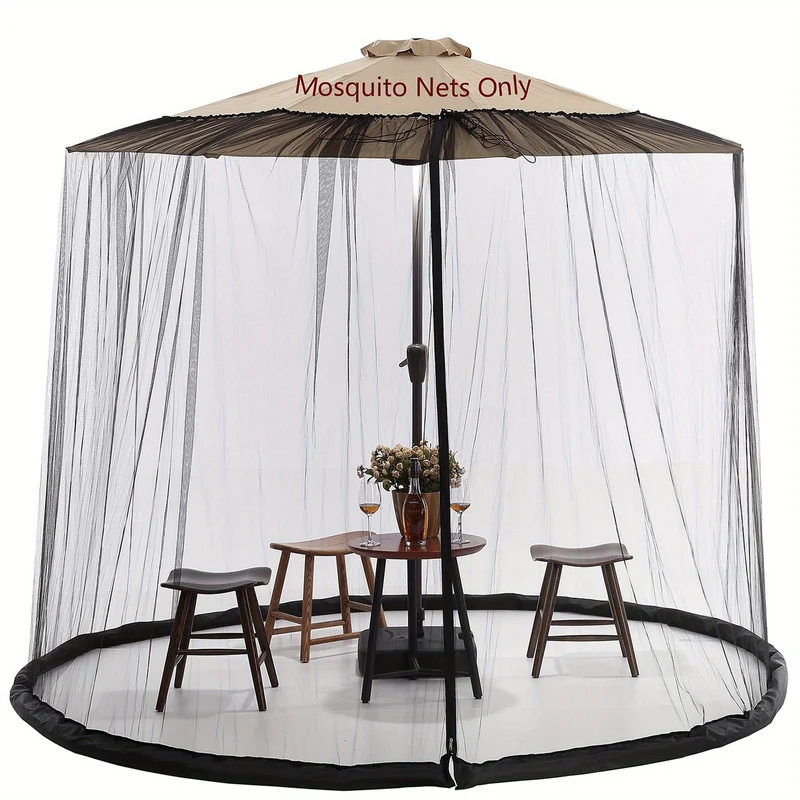 Euroselle Outdoor Umbrella Mosquito Net Tent For Patio Parasols