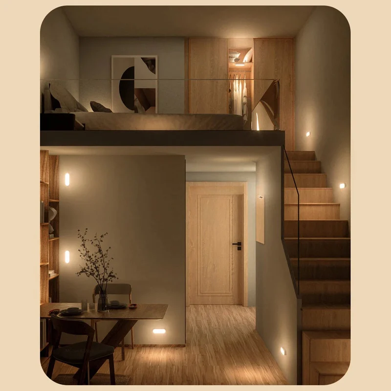 LumaStick LED USB Rechargeable Motion Sensor Wall Light Euroselle