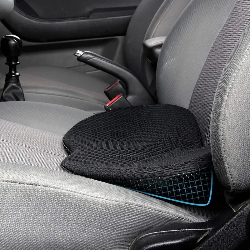 Euroselle Memory Foam Car Seat Cushion For Back Pain Relief And Posture Support