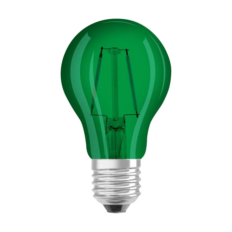 OSRAM LED Lampe LED STAR DÉCOR CLASSIC A 2.5W 175 Green E27, 45 lm, 7500 K, Grün