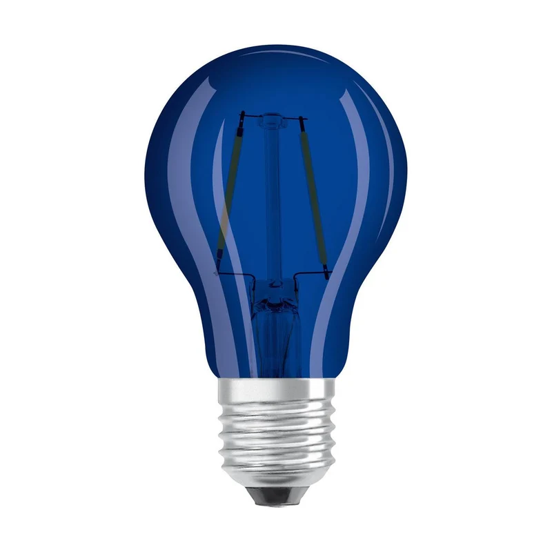 OSRAM LED Lampe LED STAR DÉCOR CLASSIC A 2.5W 190 Blue E27, 10 lm, 9000 K, Blau