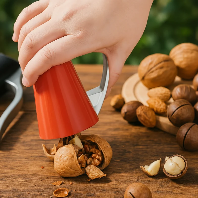 Euroselle Ergonomic Lever Nutcracker For Easy One-Hand Nut Cracking