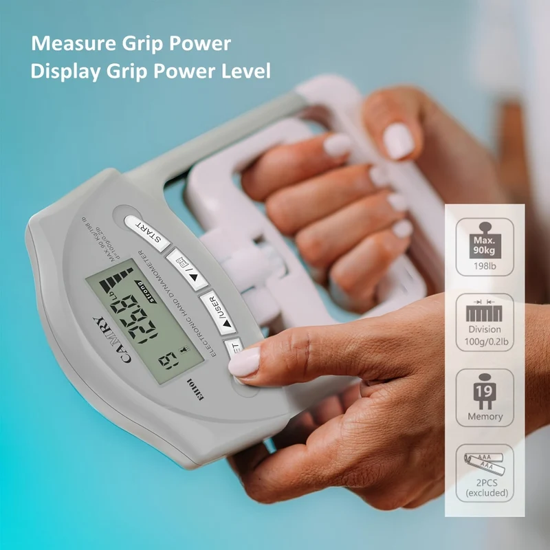 Euroselle Digital Grip Strength Tester With Automatic Capture