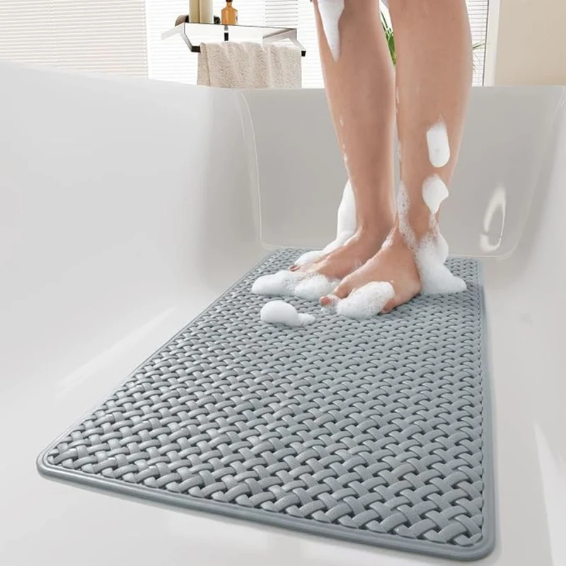 Euroselle GripMaster Non Slip Bathtub Mat With Suction Cups