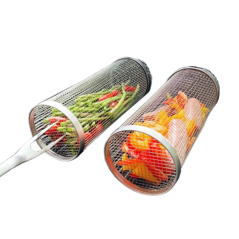 Euroselle Effortless Even Cooking With 360 Degree Rotation Grill Basket