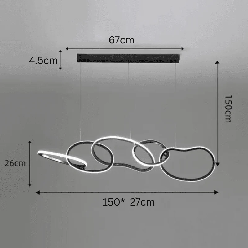 Vrimlo Ring Chandelier Pendant Light Euroselle Collection