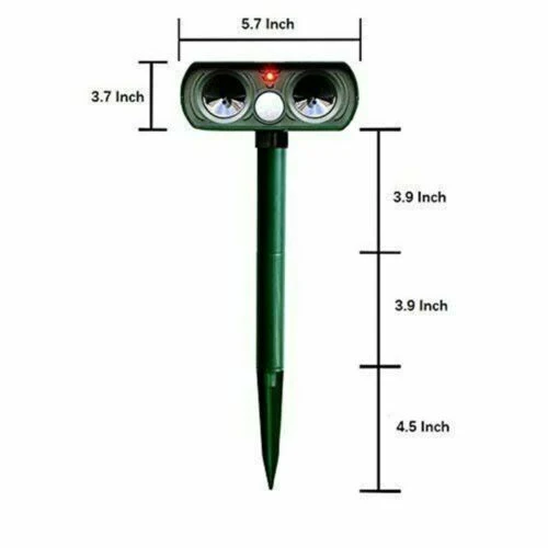 Euroselle Solar Motion Animal Deterrent Delivers Humane Garden Protection