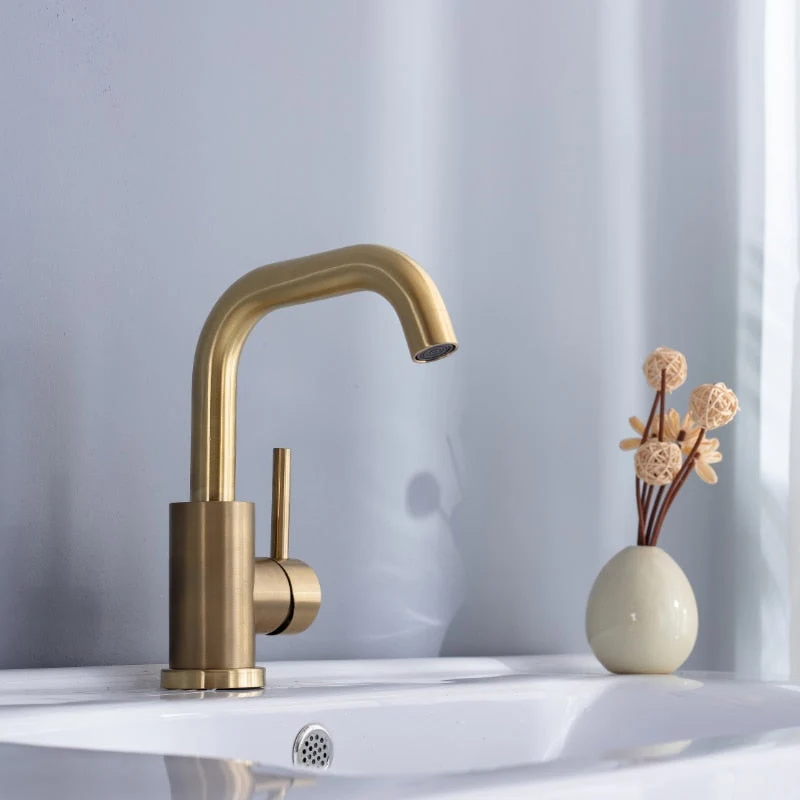 Euroselle Classic Brass Single-Handle Bathroom Faucet