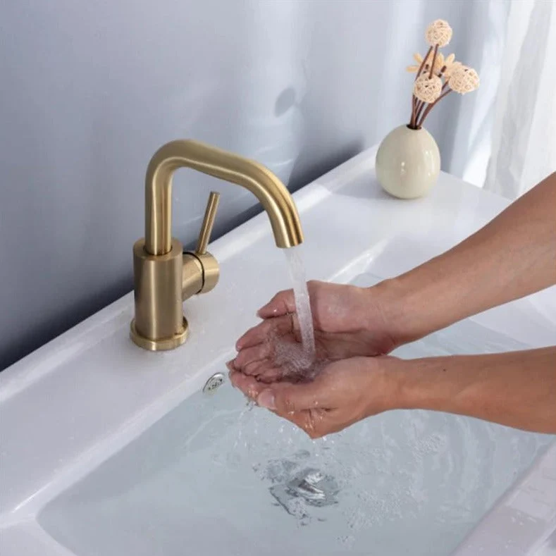 Euroselle Classic Brass Single-Handle Bathroom Faucet