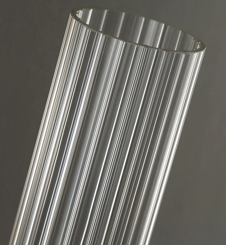 Sarika Modern Fluted Glass Wall Sconce By Euroselle