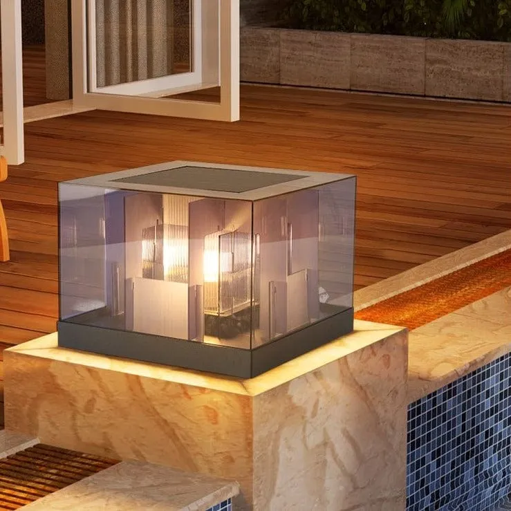 Cubex Gleam Outdoor Solar Light For Garden, Pathway And Patio By Euroselle