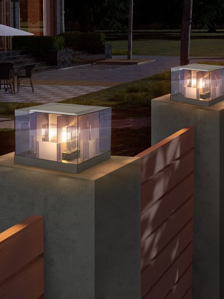 Cubex Gleam Outdoor Solar Light For Garden, Pathway And Patio By Euroselle