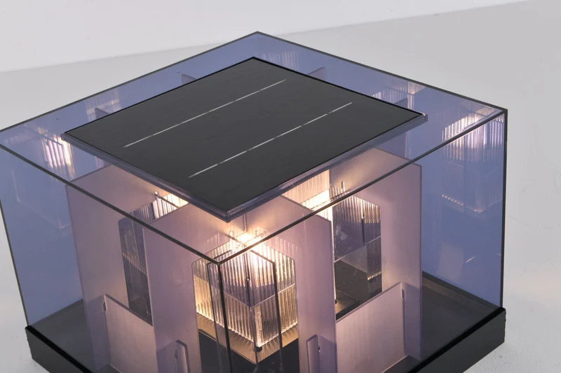 Cubex Gleam Outdoor Solar Light For Garden, Pathway And Patio By Euroselle