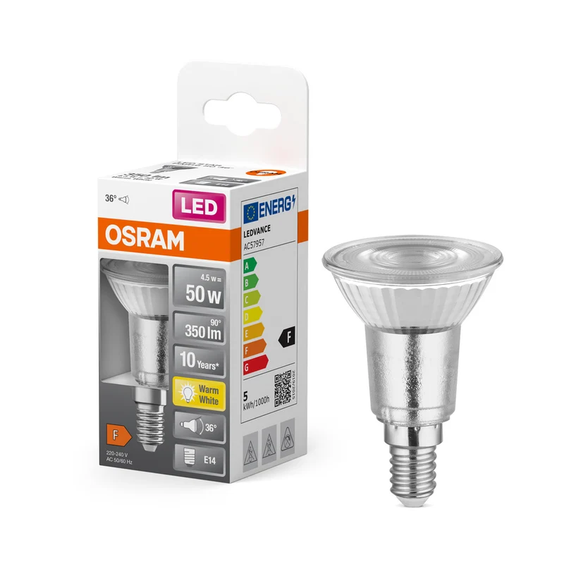OSRAM LED Lampe LED STAR PAR16 4.5W 827 E14, 350 lm, 2700 K, Warmweiß