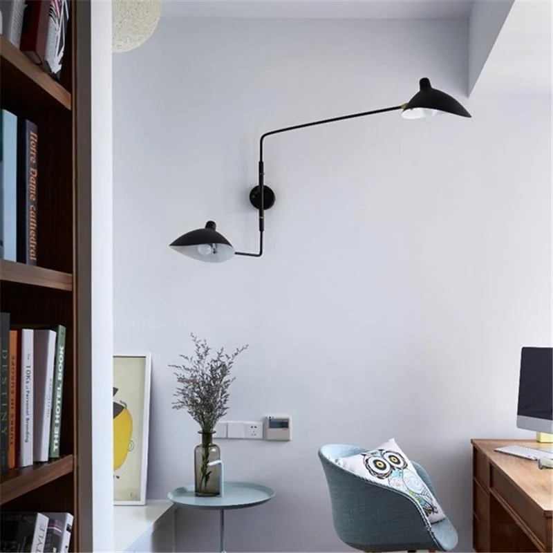 Serge Duckbill Wall Lamp With Swing Arms Euroselle