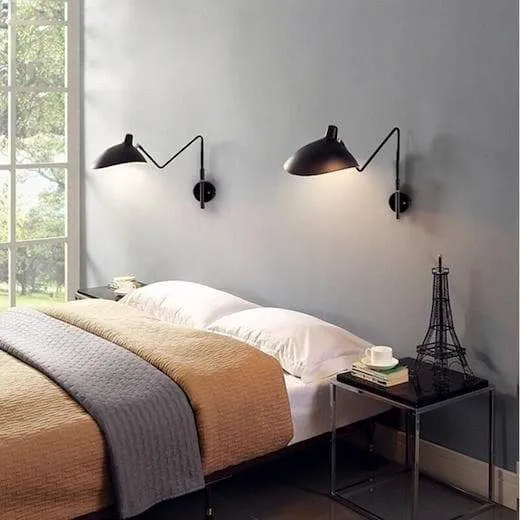 Serge Duckbill Wall Lamp With Swing Arms Euroselle