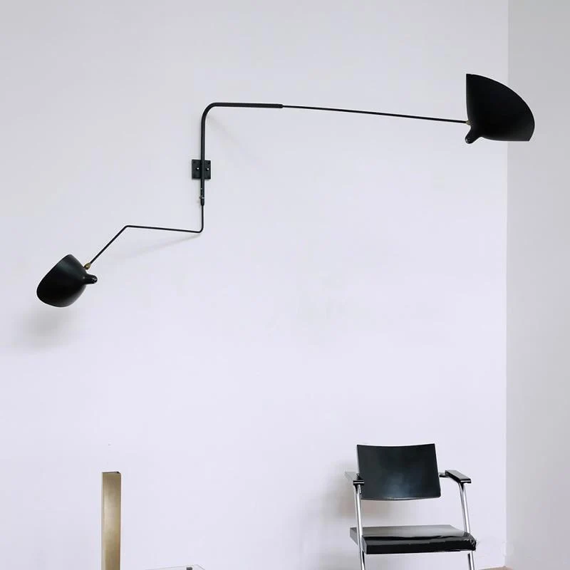 Serge Duckbill Wall Lamp With Swing Arms Euroselle