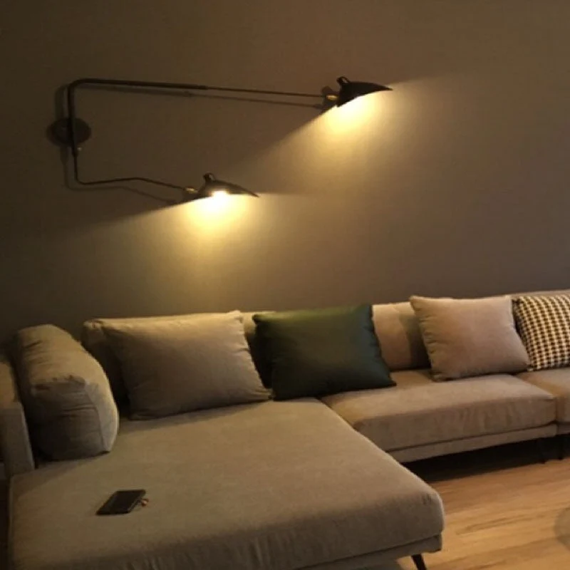 Serge Duckbill Wall Lamp With Swing Arms Euroselle
