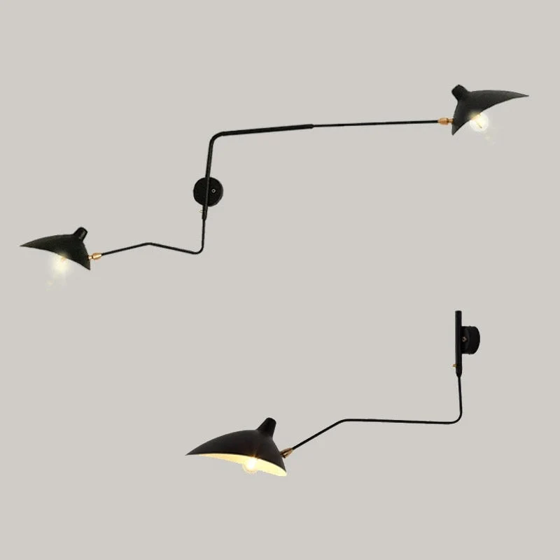 Serge Duckbill Wall Lamp With Swing Arms Euroselle